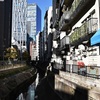 冬空の渋谷川