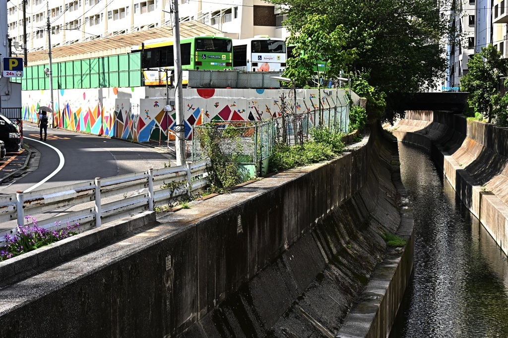 川と道