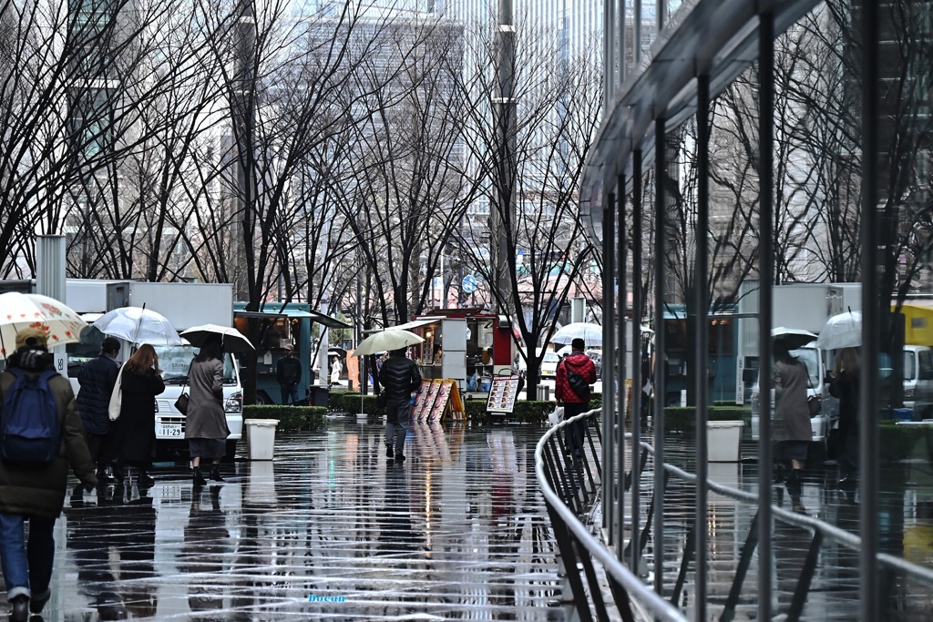 止みそうで止まない冷たい雨