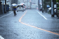 突然のゲリラ豪雨