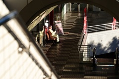 おじさんの定位置