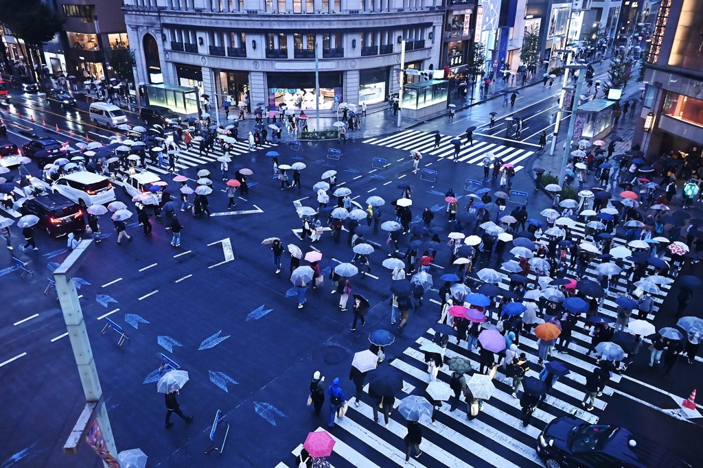 銀座の歩行者天国
