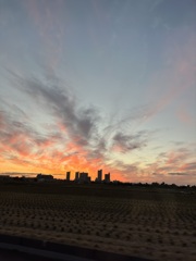 夕焼けとっさのiPhone