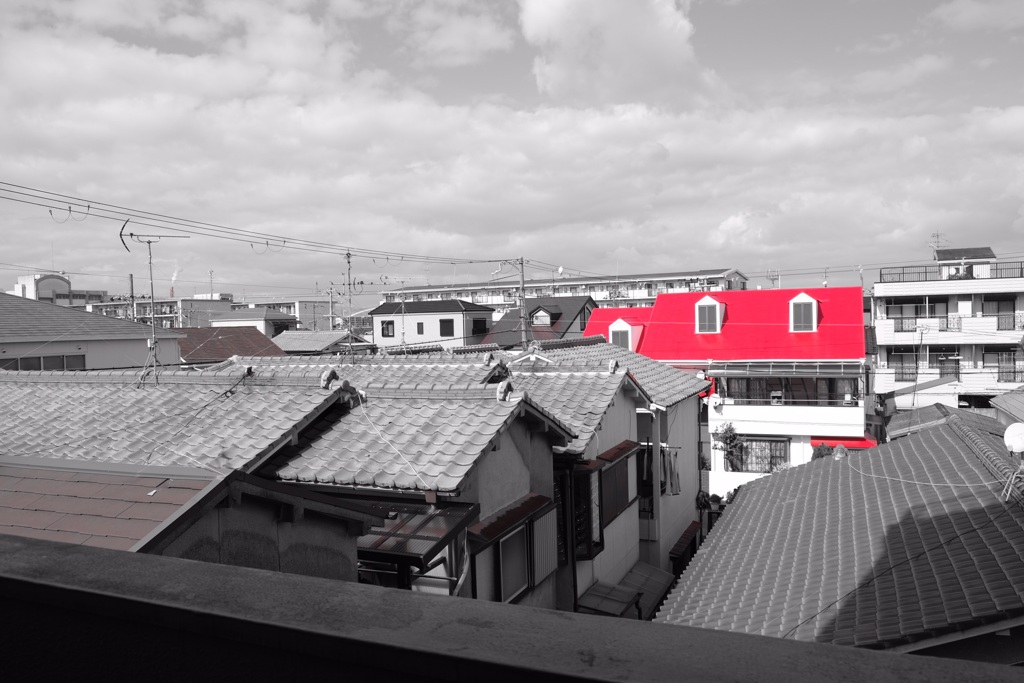 赤い屋根のお家