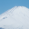 箱根の宿から見た富士山