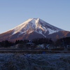早朝の富士山