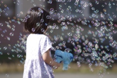 虹色の輝き