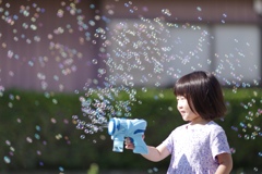 シャボン玉あそび