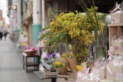 商店街の春