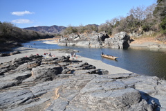 長瀞、川下り。