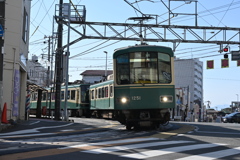 路面と江ノ電