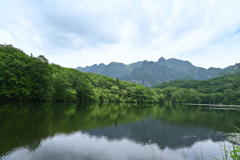 長野、戸隠、鏡池。