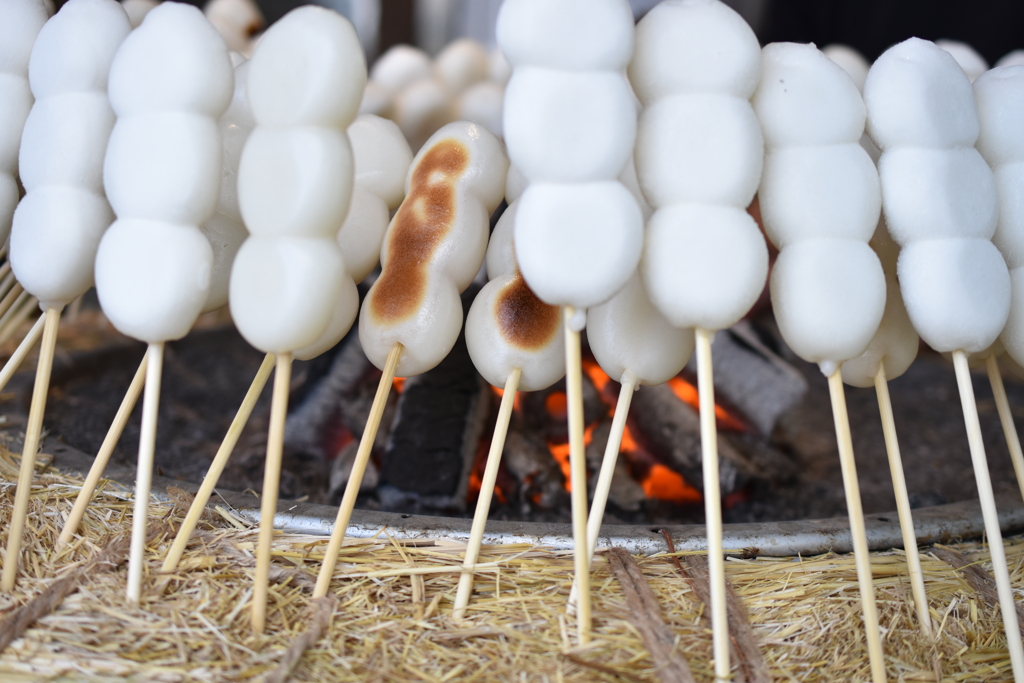 高尾山、三福団子。