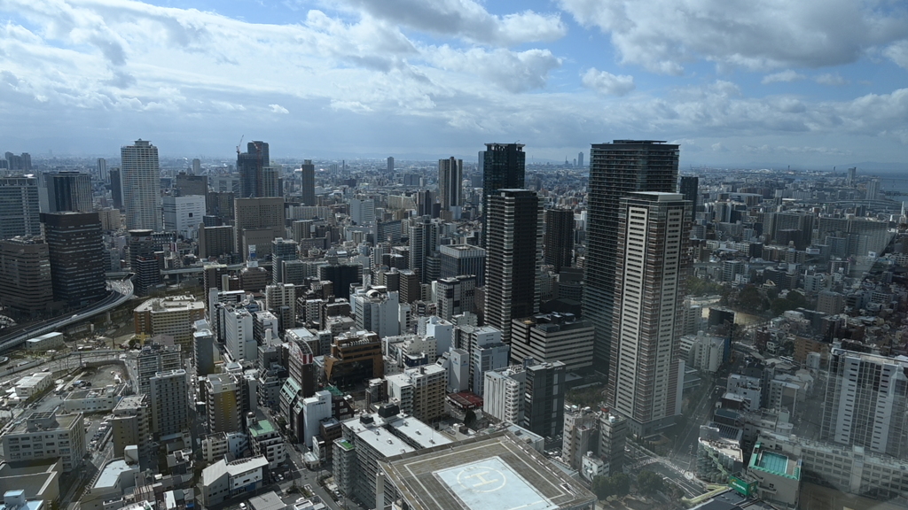 大阪、梅田、空中庭園