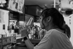 ドブ板ストリートのPUBにて