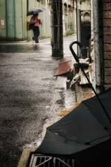 雨のストリートフォト