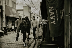 米海軍の門前町、ドブ板ストリート(神奈川県横須賀市)