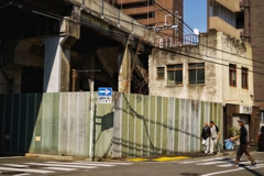 空襲で焼けてしまった廃駅