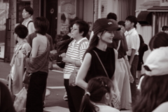 夏祭りの雑踏