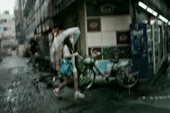 雨のストリートフォト