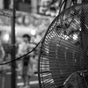 扇風機(地元神社の夏祭り)