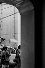 みんなを見守る幸運の女神が小さく写ってます