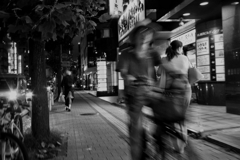 夜のストリートフォト