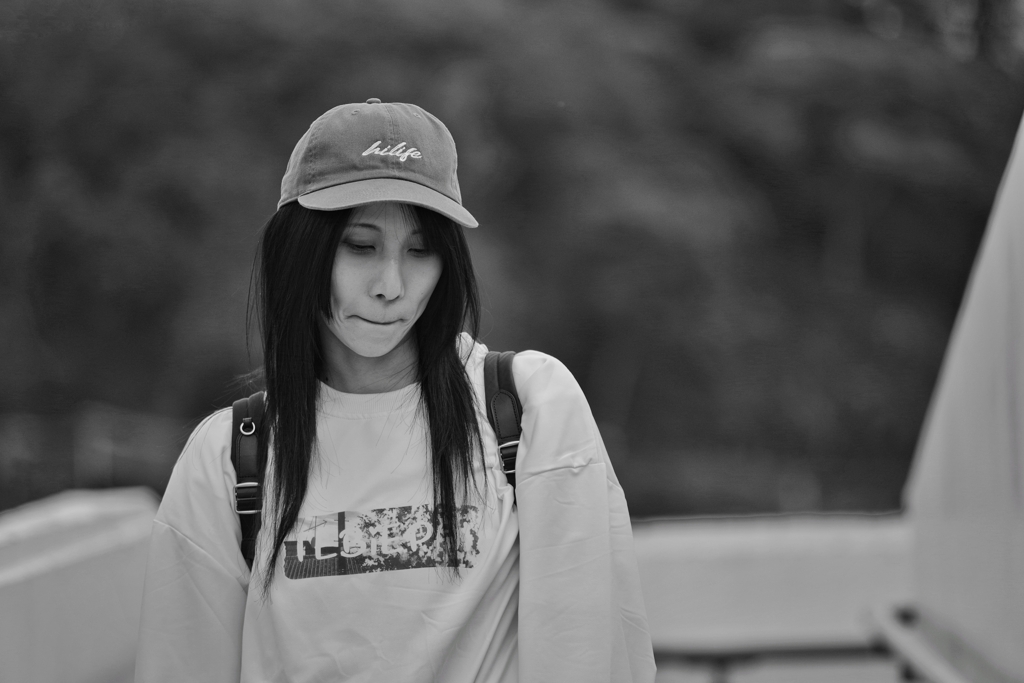 表情(モノクロ)