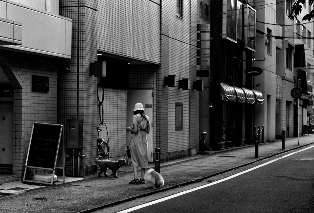 横浜元町らしい光景