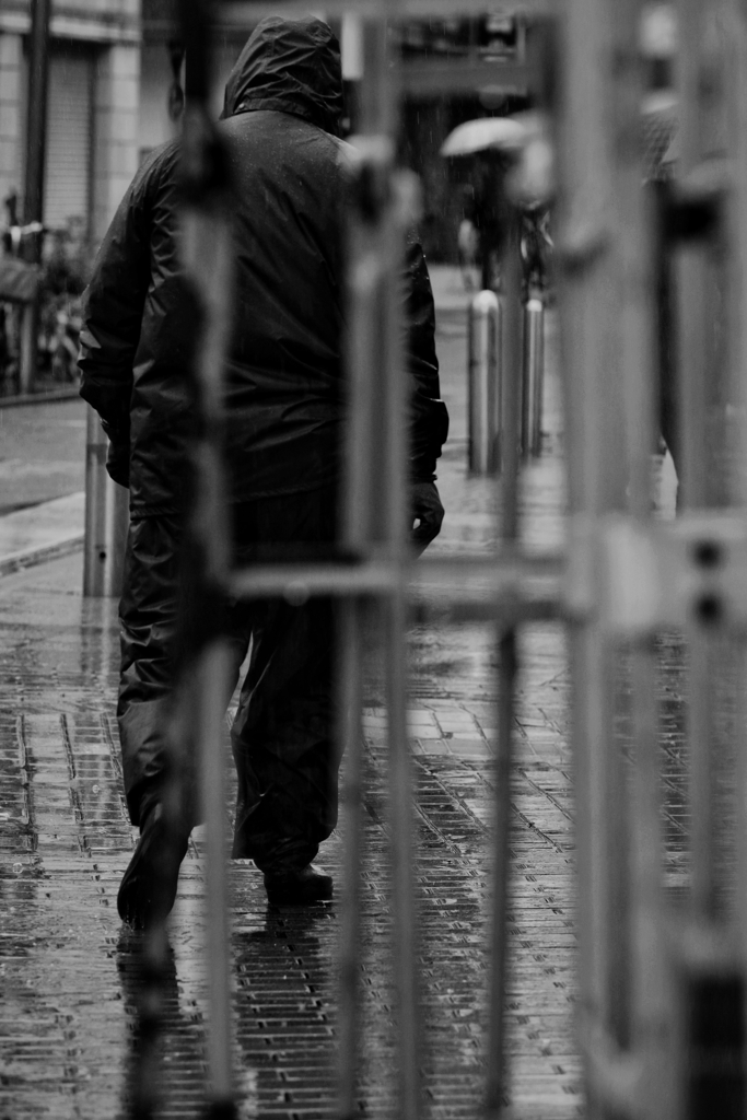 雨のストリートフォト