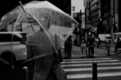 雨のストリートフォト(再現像)
