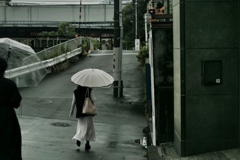 雨のストリートフォト