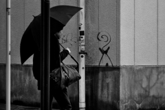 雨のストリートフォト