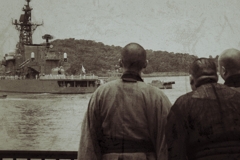 太平洋戦争当時の記録写真風に