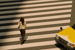 歩道橋から