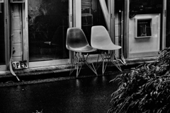 雨のストリートフォト