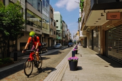 早朝の横浜元町