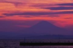 江ノ島手前から