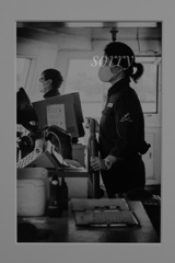女性航海士(最後の客船写真展)