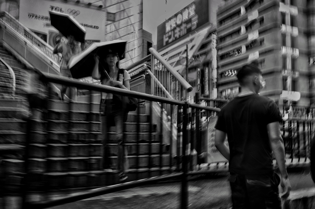 雨のストリートフォト