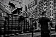 雨のストリートフォト