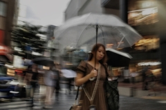 雨のストリートフォト