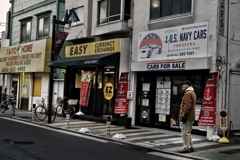 米海軍基地正門ゲート前(横須賀市)