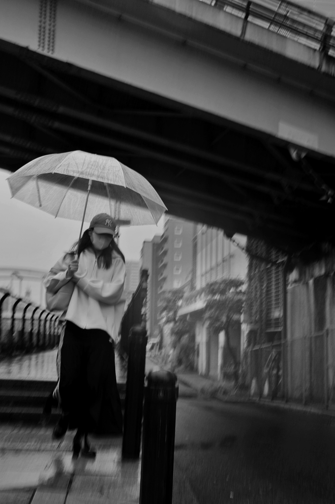 雨のストリートフォト