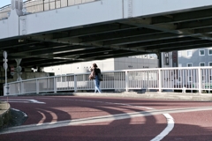 駅に向かう途中