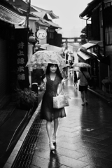 雨の日のポトレ撮影