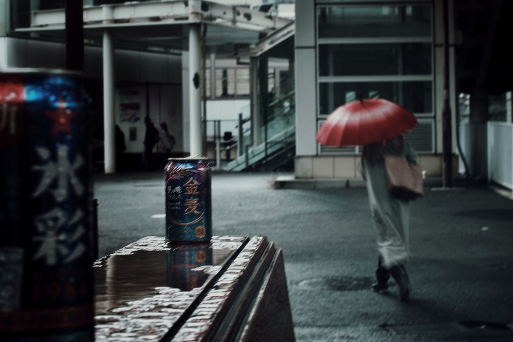 雨のストリートフォト