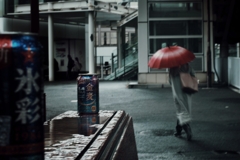 雨のストリートフォト