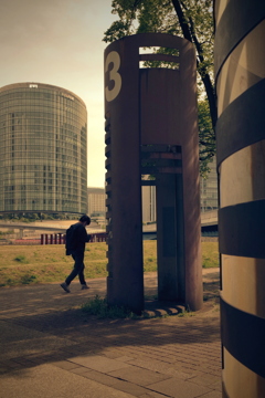 公園にて
