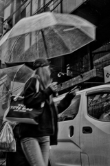 雨のストリートフォト